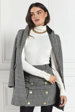 Holland Cooper Coats-Kempton Coat Houndstooth