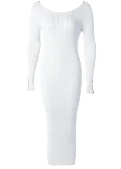 Holland Cooper Dresses-Kensington Backless Dress Natural
