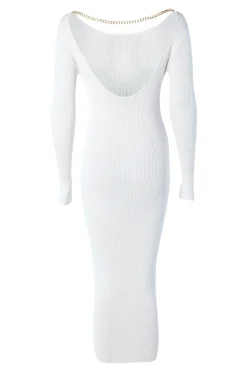 Holland Cooper Dresses-Kensington Backless Dress Natural