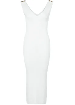 Holland Cooper Dresses|Knitwear-Kensington Sleeveless Dress Natural