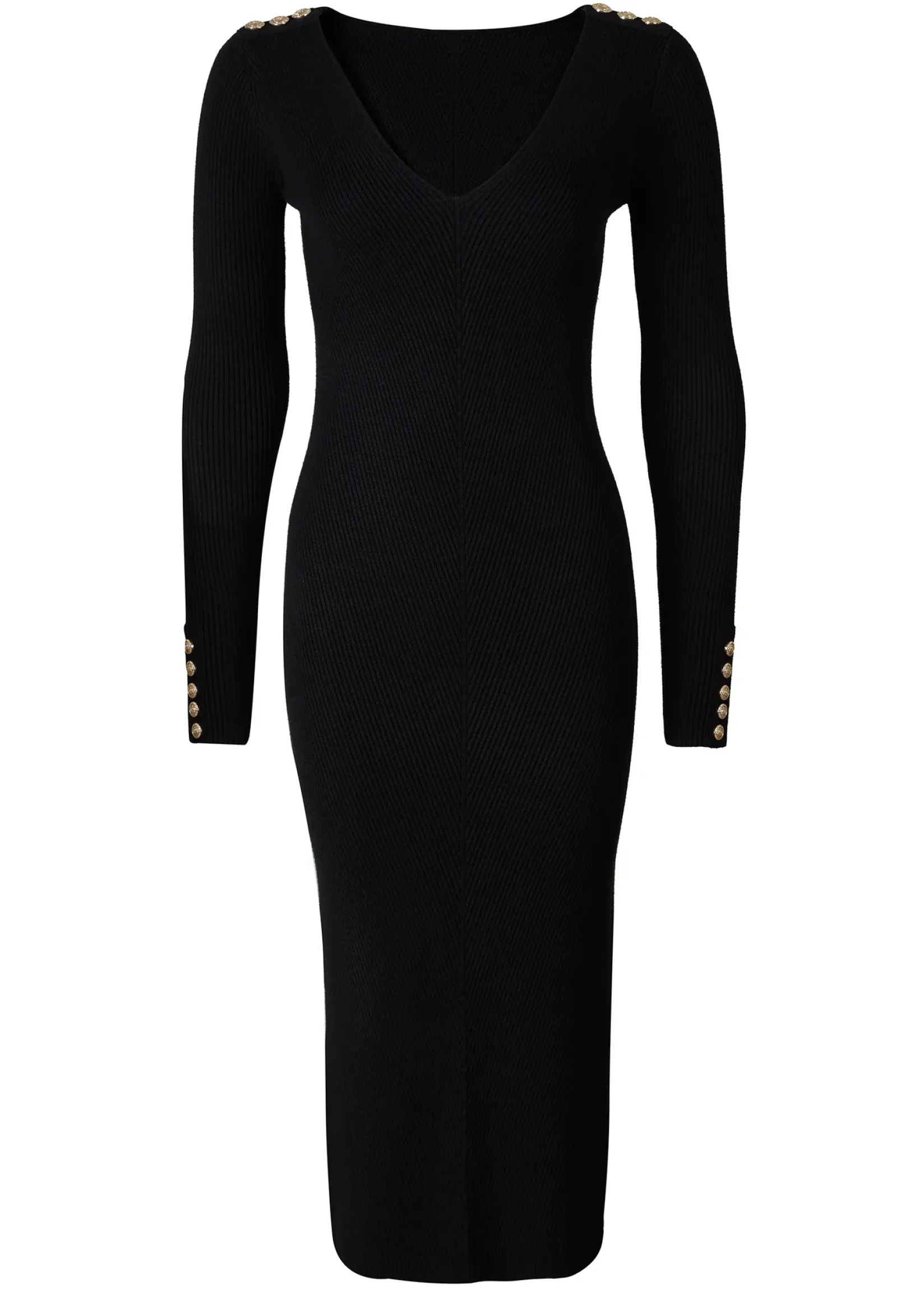 Holland Cooper Dresses|Knitwear-Kensington V-Neck Midi Dress