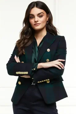 Holland Cooper Blazers|Jackets-Knightsbridge Blazer Blackwatch