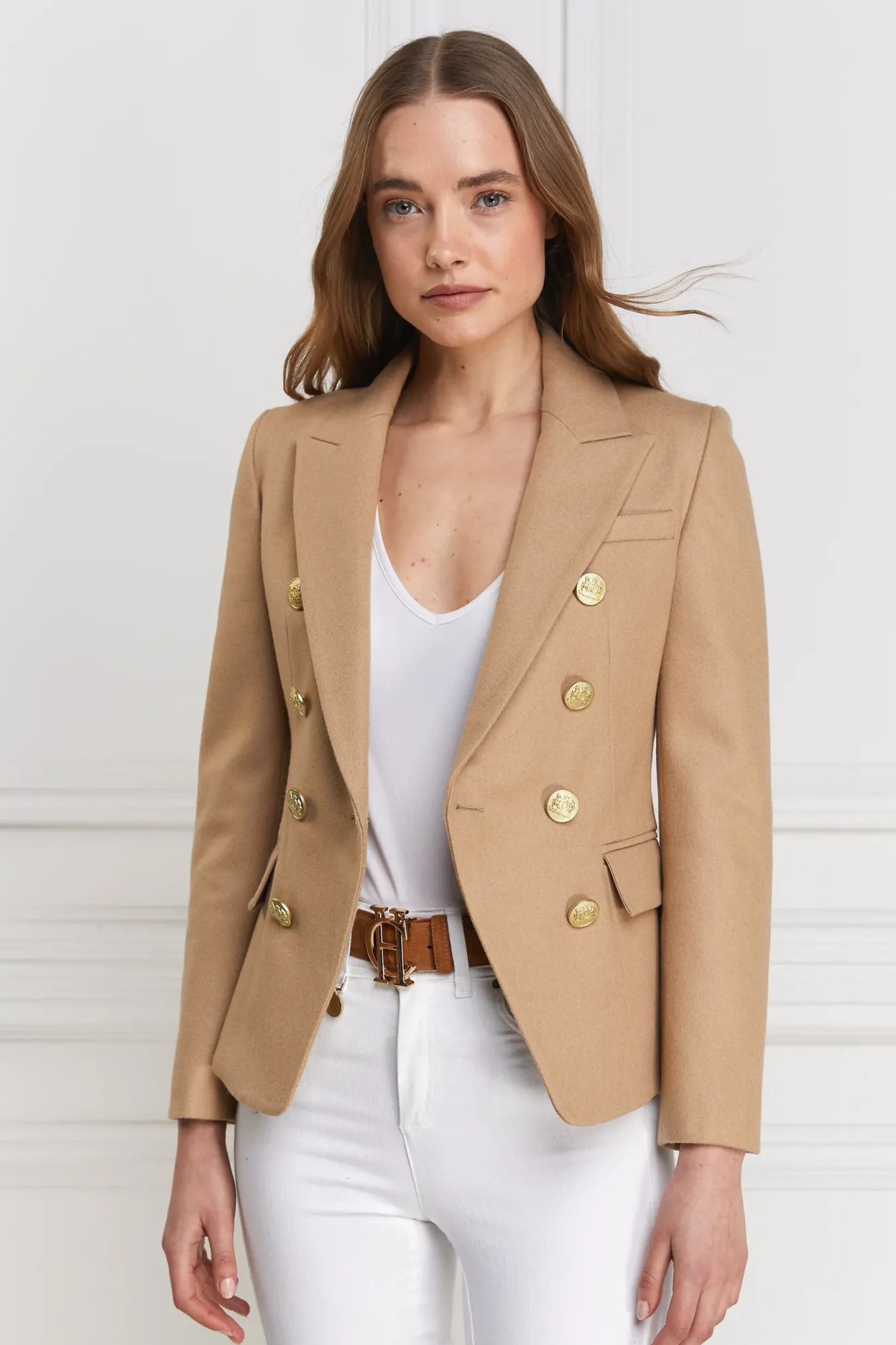 Holland Cooper Blazers|In Stock Tailoring-Knightsbridge Blazer Camel