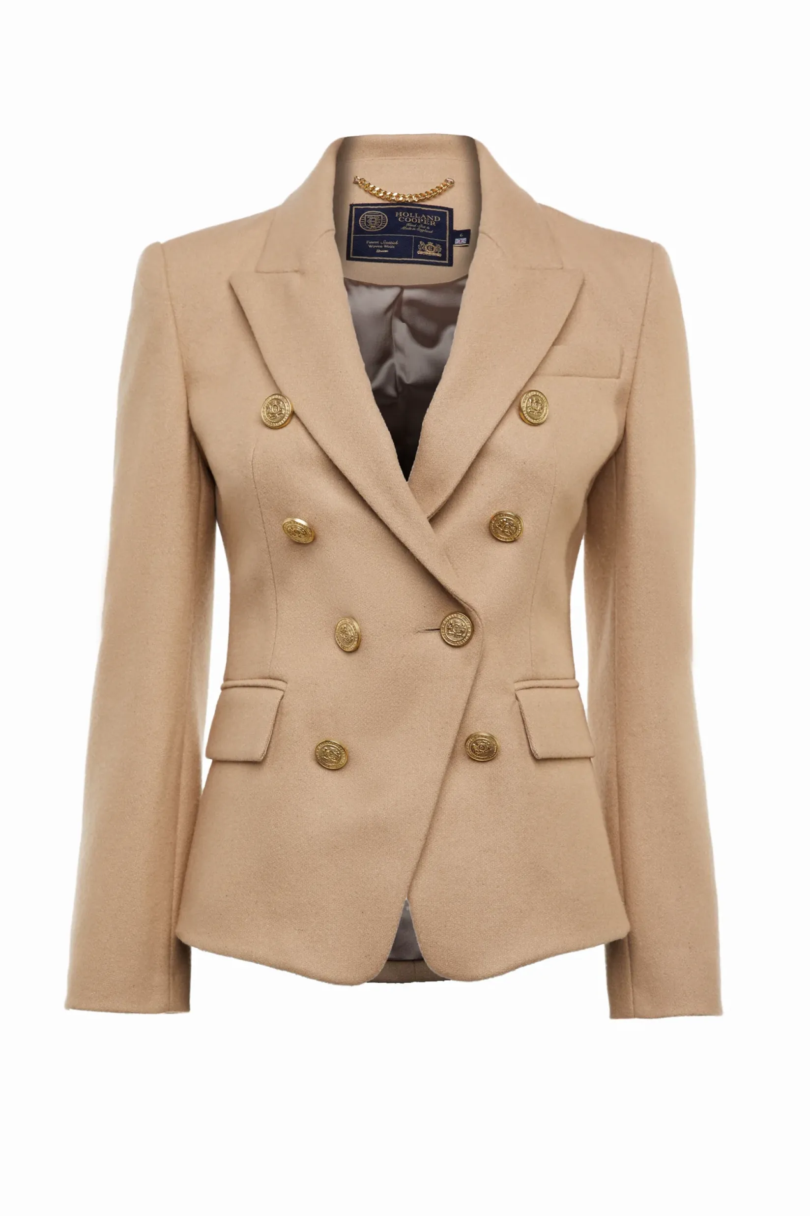 Holland Cooper Blazers|In Stock Tailoring-Knightsbridge Blazer Camel