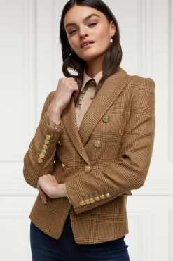 Holland Cooper Blazers|Jackets-Knightsbridge Blazer Tawny