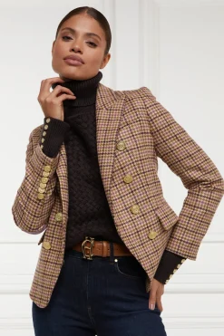 Holland Cooper Blazers|Jackets-Knightsbridge Blazer Sudeley Pink