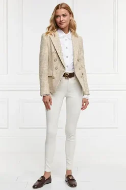 Holland Cooper Blazers|Back In Stock-Knightsbridge Blazer Camel Puppy Tooth