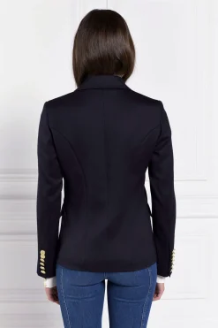 Holland Cooper Blazers|Jackets-Knightsbridge Blazer Navy Barathea