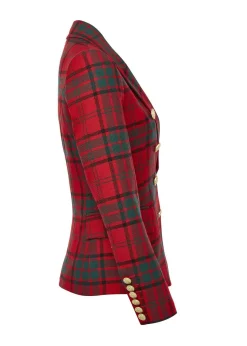 Holland Cooper Blazers|In Stock Tailoring-Knightsbridge Blazer Red Tartan