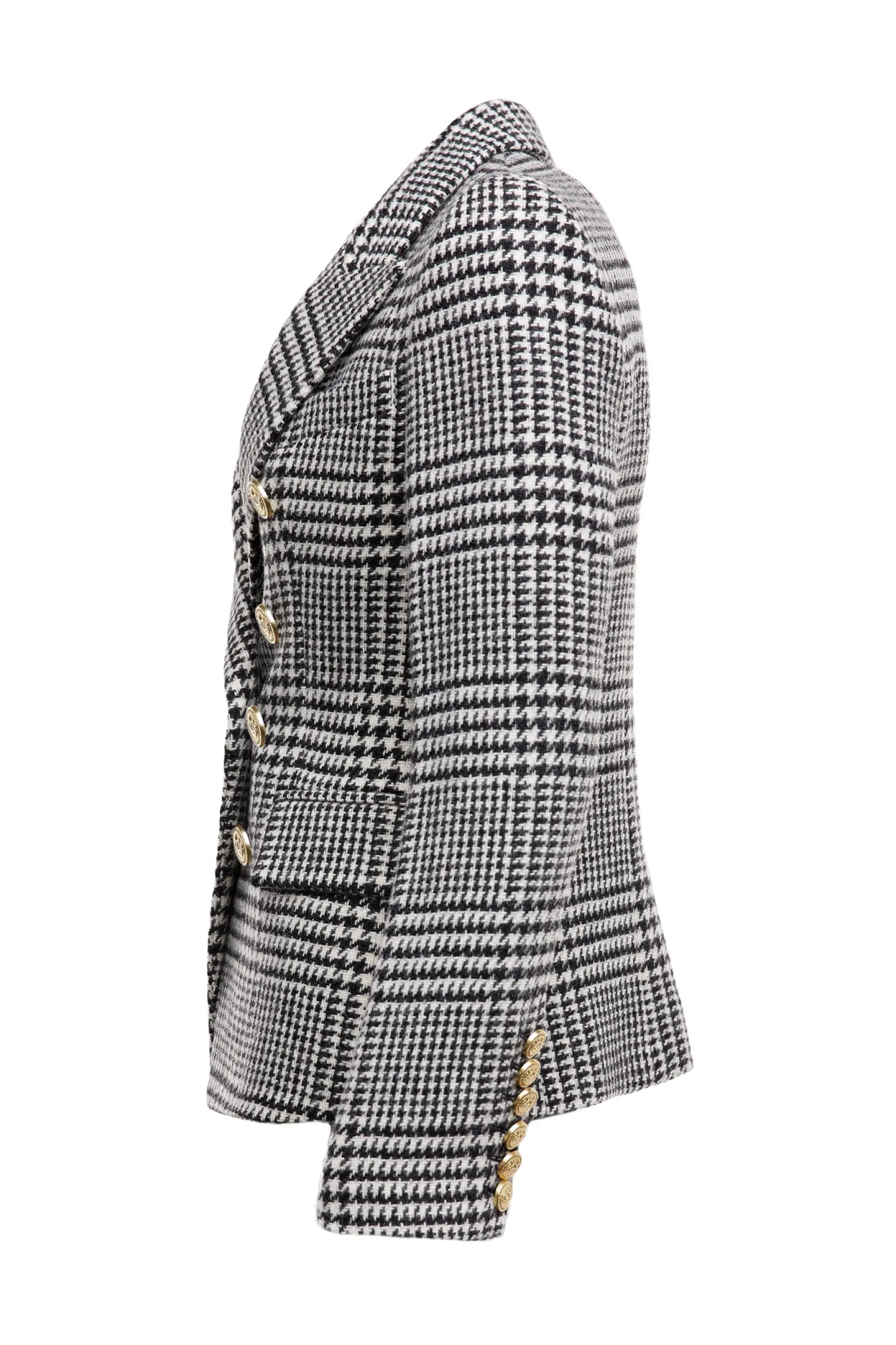 Holland Cooper Blazers|Jackets-Knightsbridge Blazer Large Scale Prince Of Wales Mono