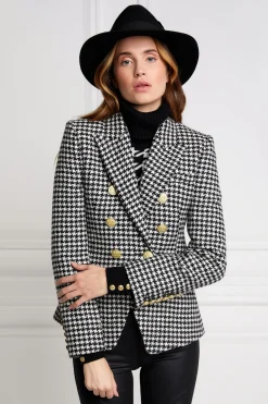Holland Cooper Blazers|Jackets-Knightsbridge Blazer Houndstooth