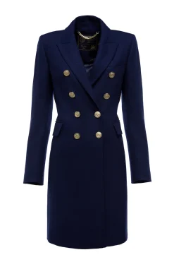 Holland Cooper Coats|In Stock Tailoring-Knightsbridge Coat Navy
