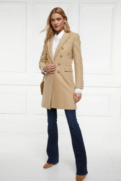 Holland Cooper Coats|In Stock Tailoring-Knightsbridge Coat Camel