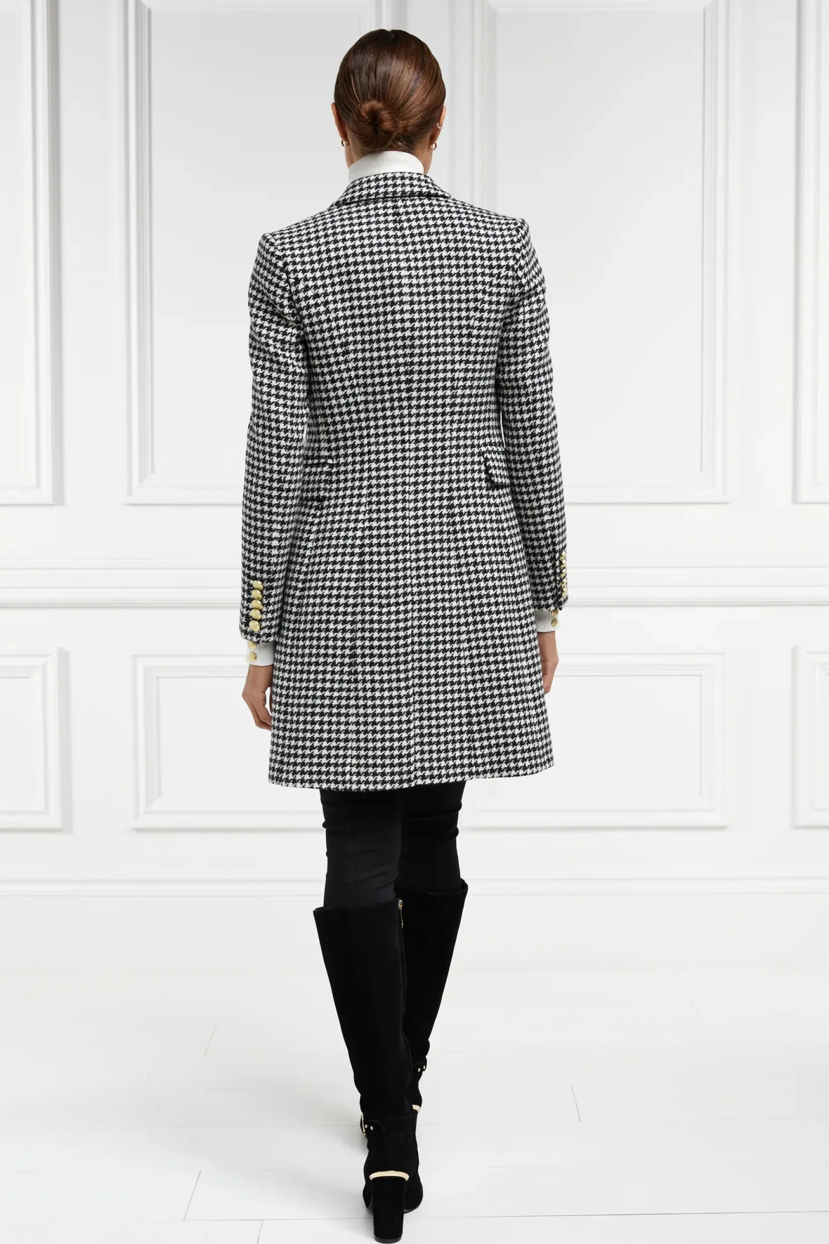 Holland Cooper Coats|In Stock Tailoring-Knightsbridge Coat Houndstooth