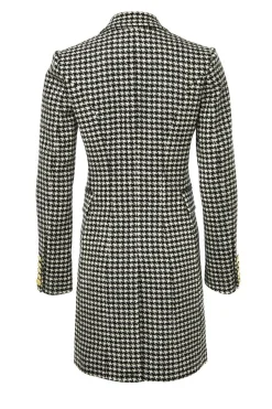 Holland Cooper Coats|In Stock Tailoring-Knightsbridge Coat Houndstooth
