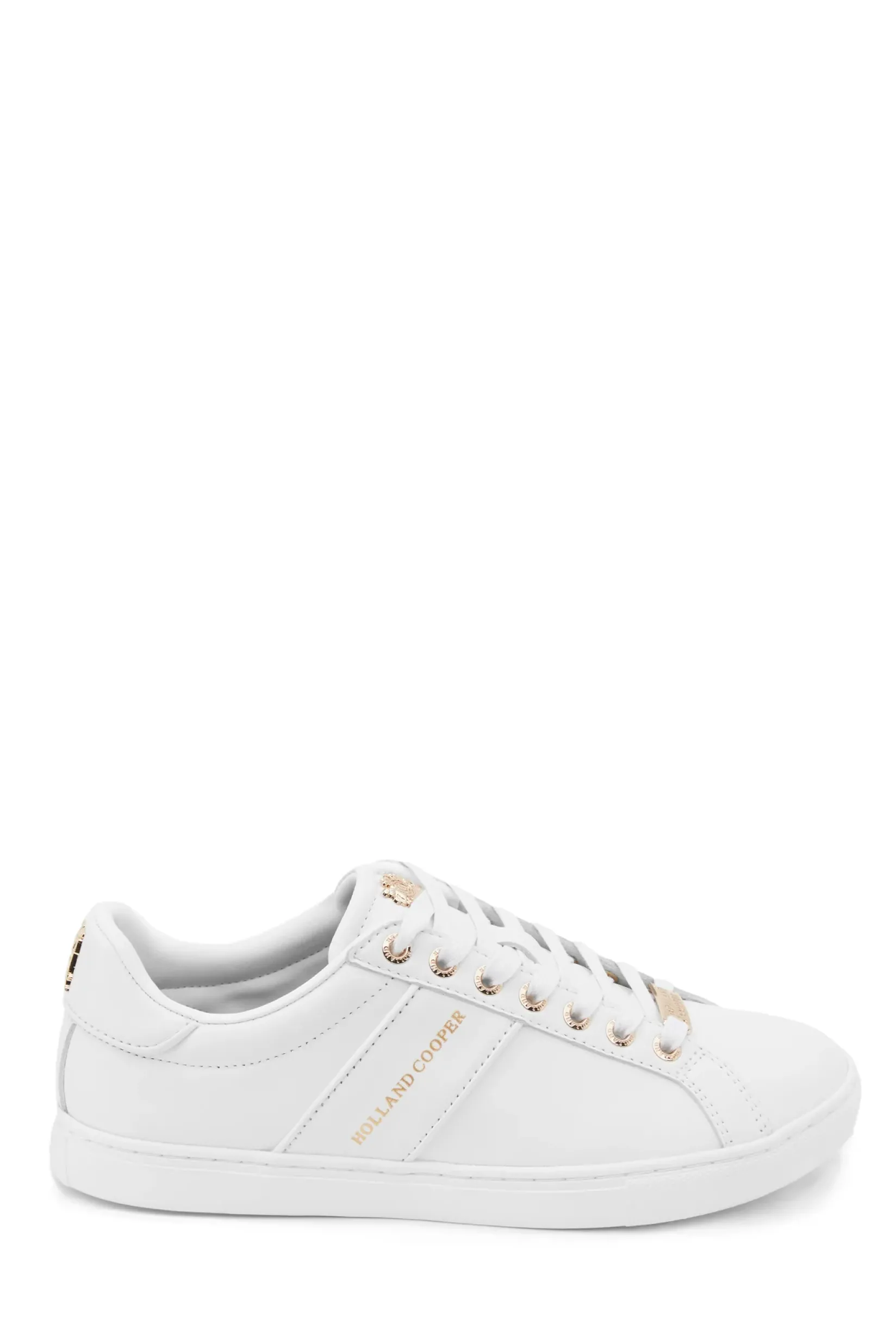 Holland Cooper Gifts For Her|Trainers-Knightsbridge Court Trainer White