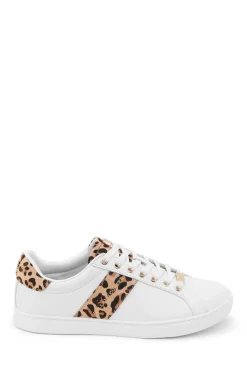 Holland Cooper Trainers|Footwear-Knightsbridge Court Trainer Leopard