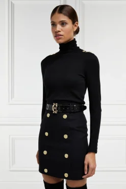 Holland Cooper Skirts|In Stock Tailoring-Knightsbridge Skirt Soft Black