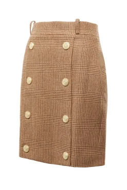 Holland Cooper Skirts|In Stock Tailoring-Knightsbridge Skirt Tawny