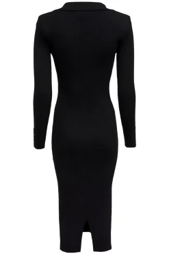 Holland Cooper Gifts For Her|Dresses-Knitted Shirt Dress Black