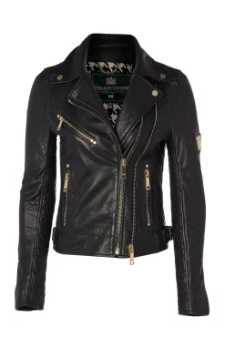 Holland Cooper Jackets|Wardrobe Staples-Leather Biker Jacket