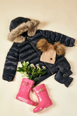 Holland Cooper Little Gifting|The Coat Den-Little Hewitts Puffer Ink Navy