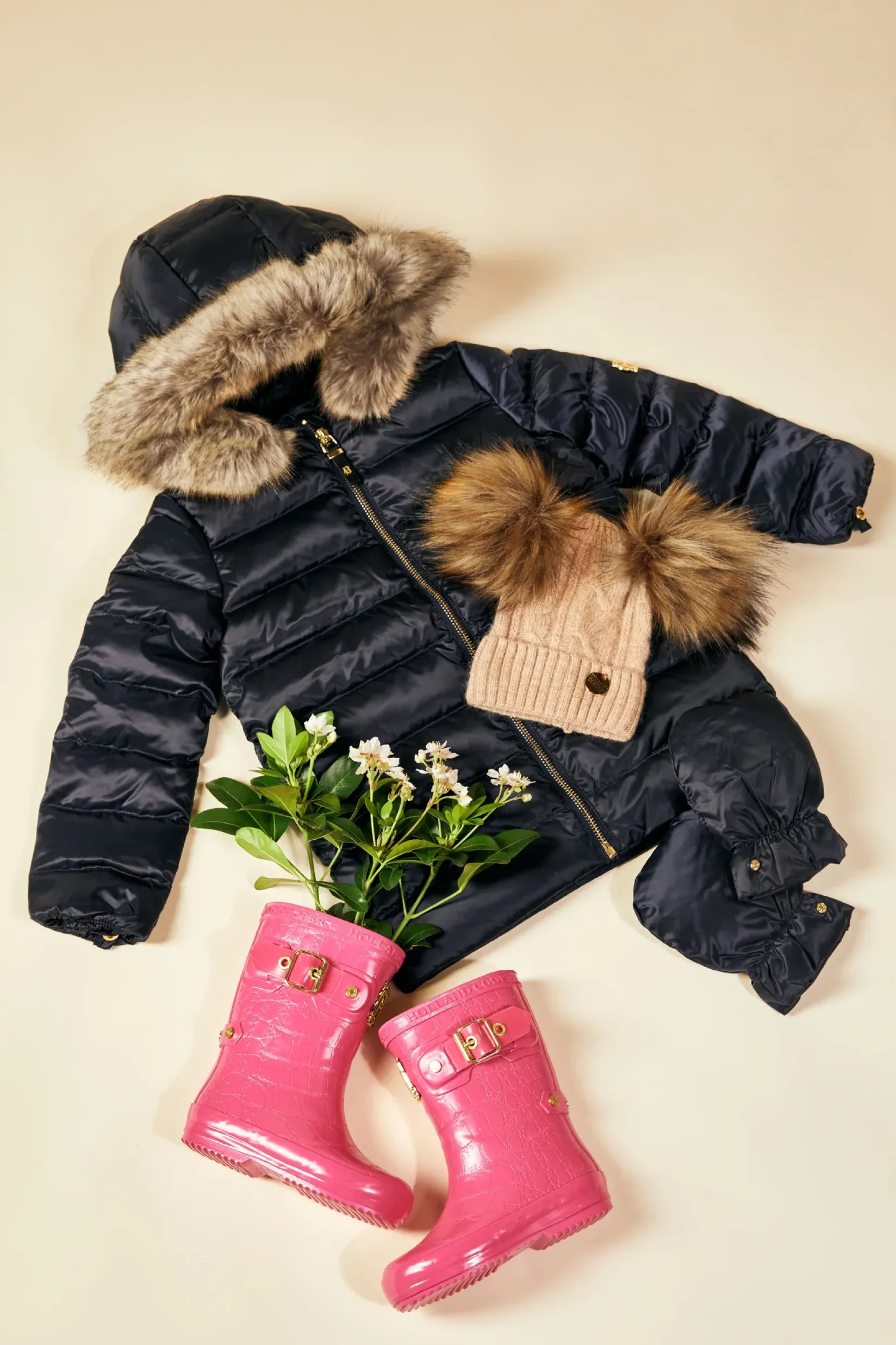 Holland Cooper Little Gifting|The Coat Den-Little Hewitts Puffer Ink Navy