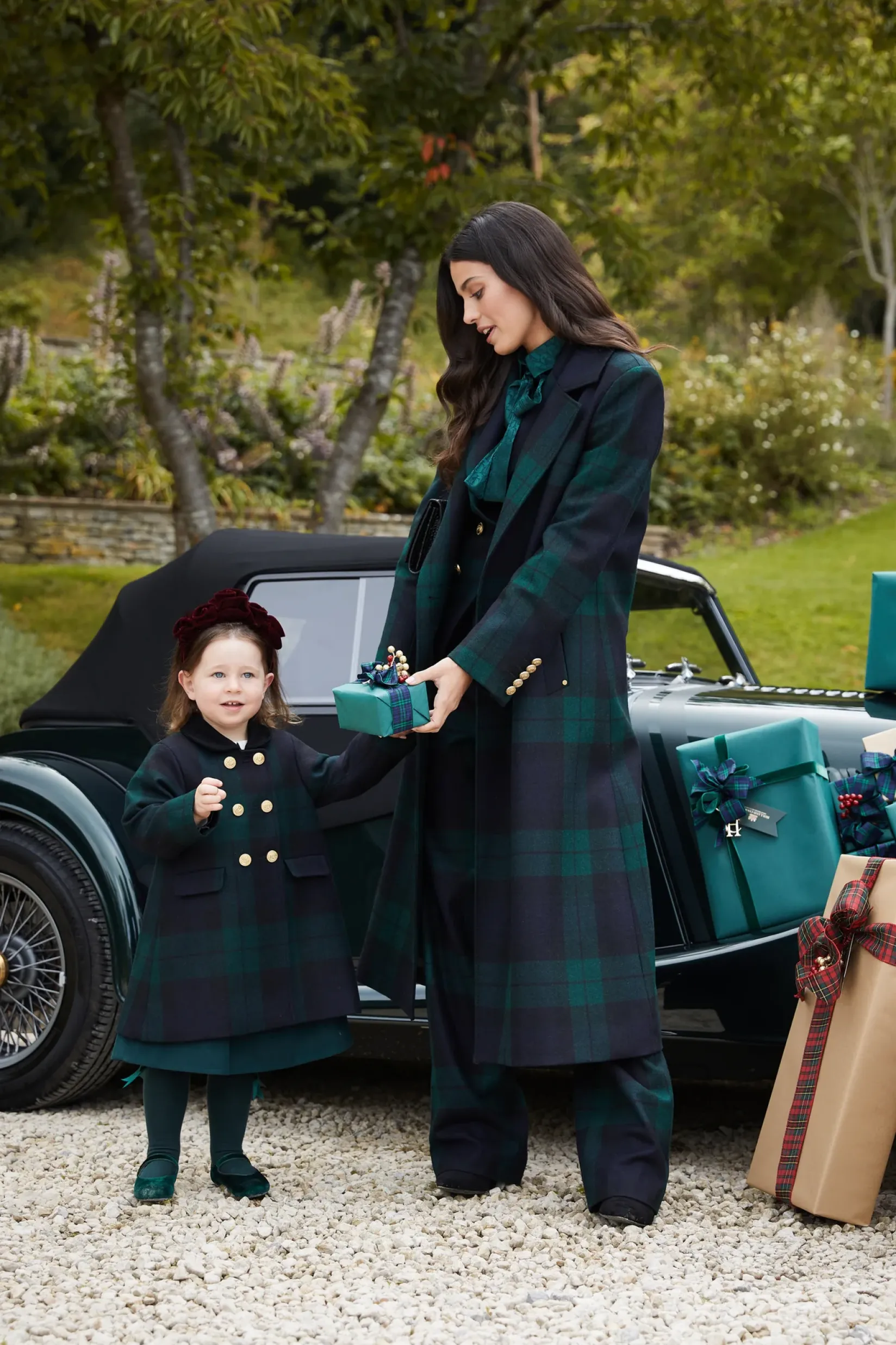 Holland Cooper Little Gifting|The Coat Den-Little Town Coat Blackwatch