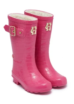 Holland Cooper Little Gifting|The Wellie Den-Little Wellie - Junior Lollipop Pink
