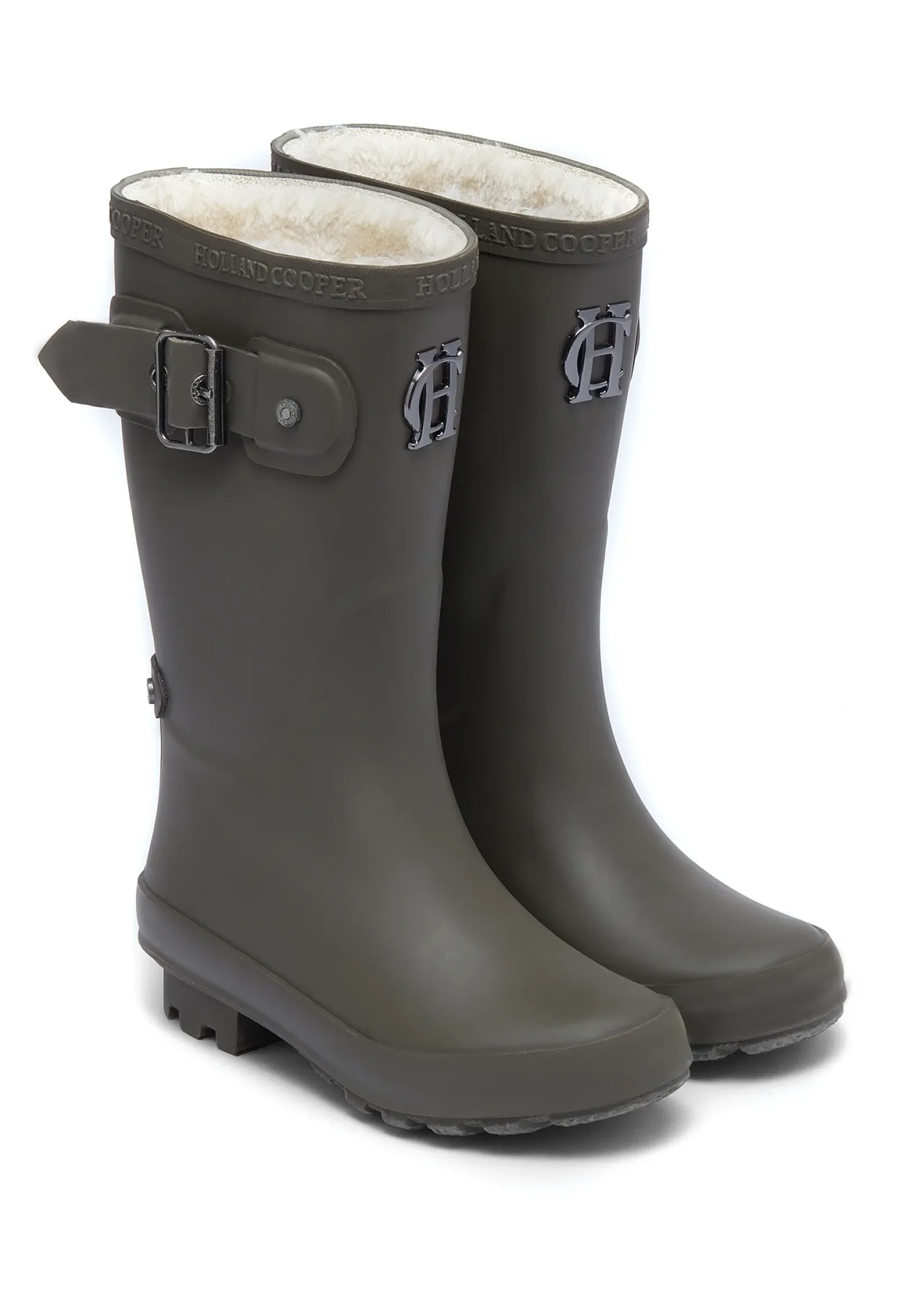 Holland Cooper Little Gifting|The Wellie Den-Little Wellie - Junior Dinosaur Green