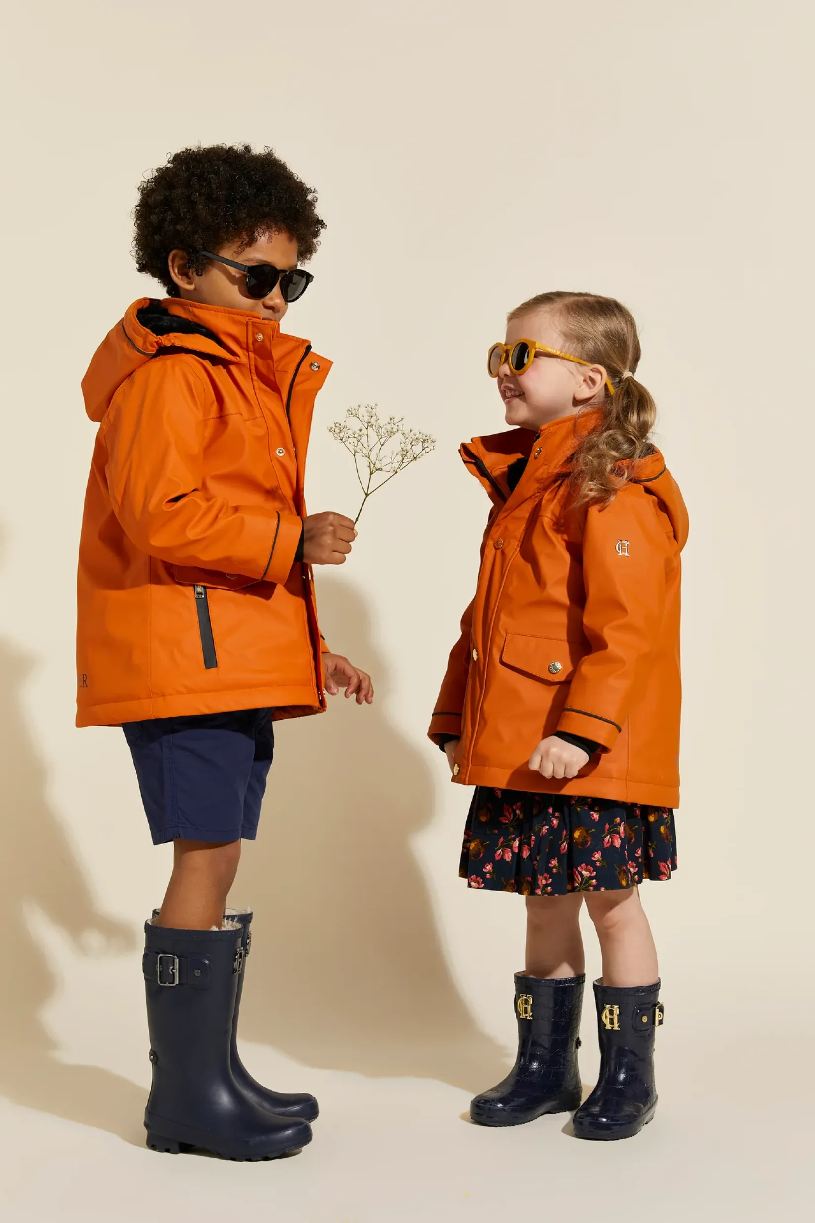 Holland Cooper Little Gifting|The Wellie Den-Little Wellie - Junior Midnight Feast Navy Matte