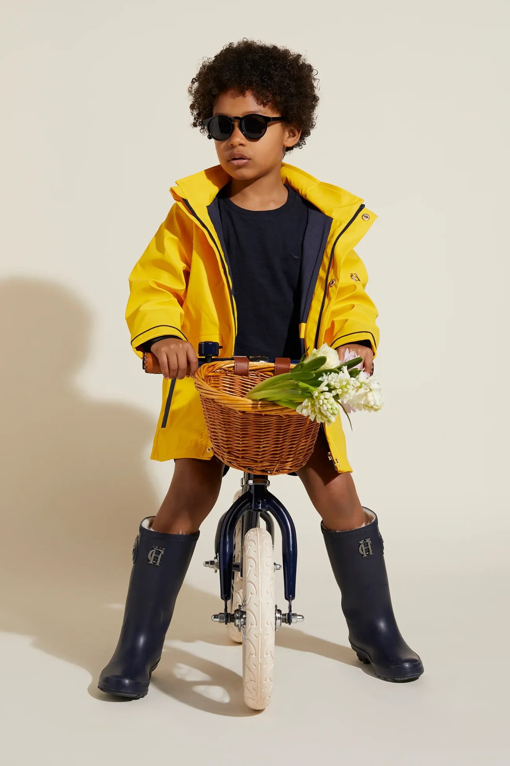 Holland Cooper Little Gifting|The Wellie Den-Little Wellie - Junior Midnight Feast Navy Matte