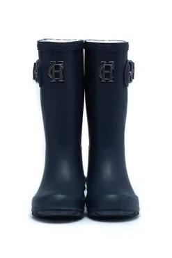 Holland Cooper Little Gifting|The Wellie Den-Little Wellie - Junior Midnight Feast Navy Matte