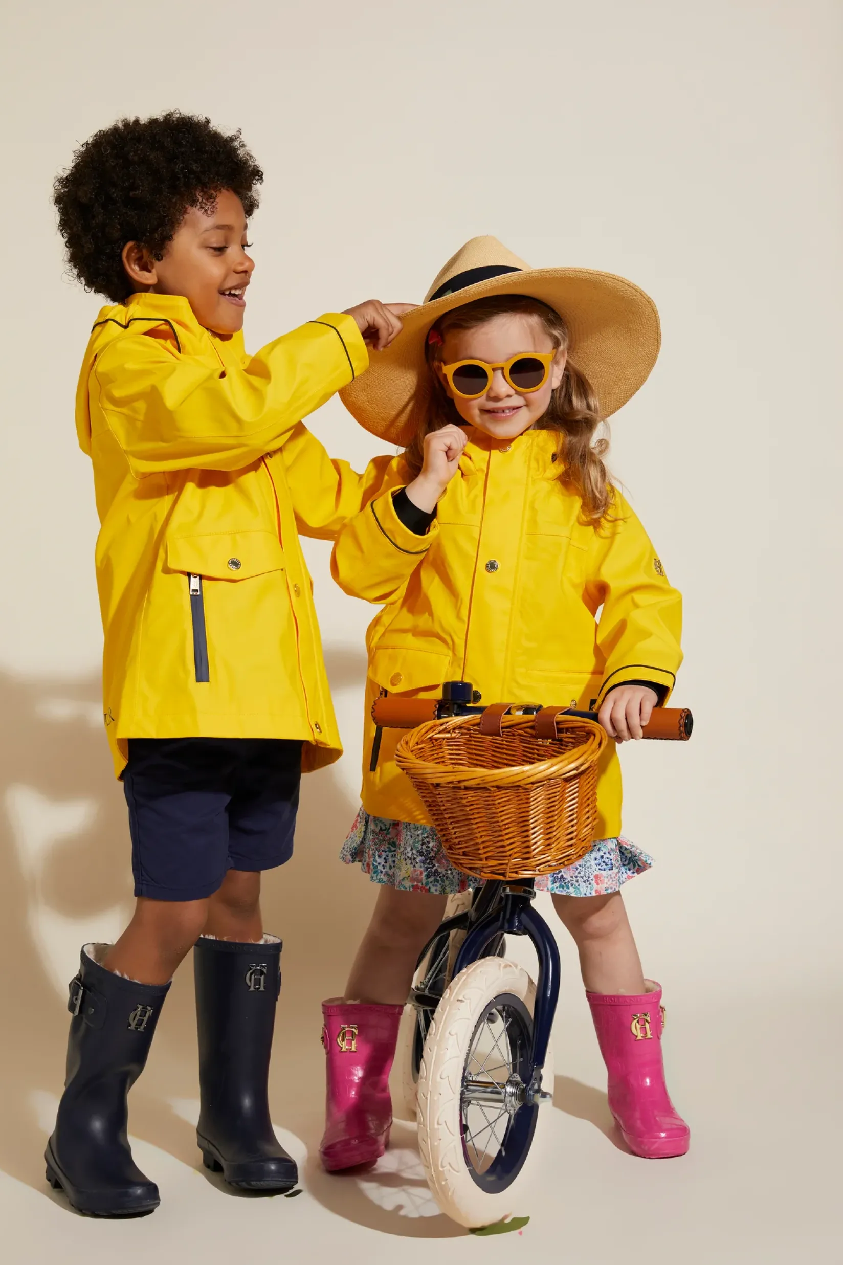 Holland Cooper Little Gifting|The Wellie Den-Little Wellie - Junior Midnight Feast Navy Matte
