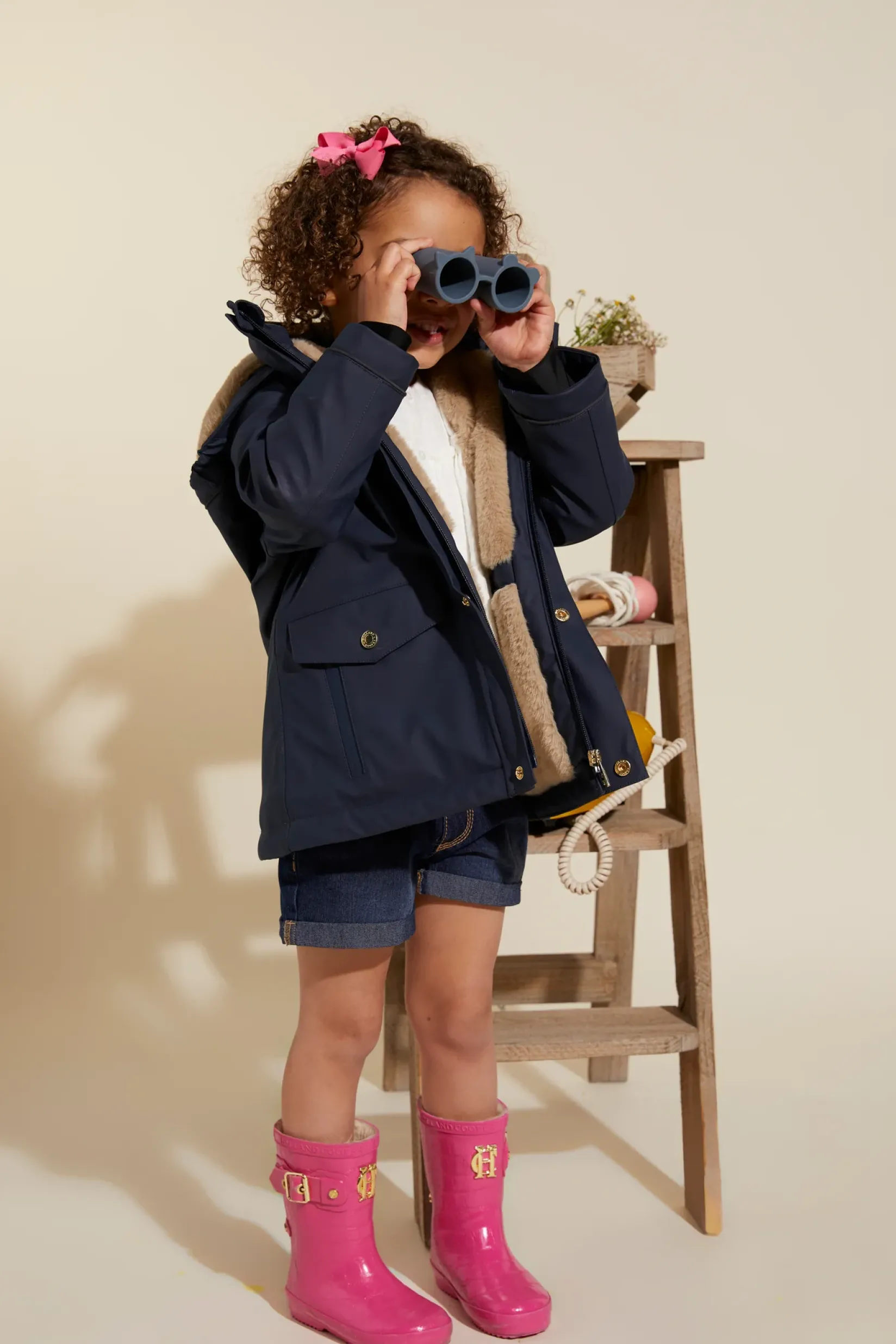 Holland Cooper Little Gifting|The Wellie Den-Little Wellie - Toddler Lollipop Pink