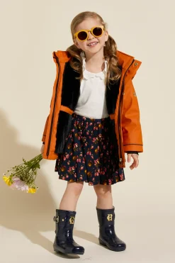 Holland Cooper Little Gifting|The Wellie Den-Little Wellie - Toddler Midnight Feast Navy Croc