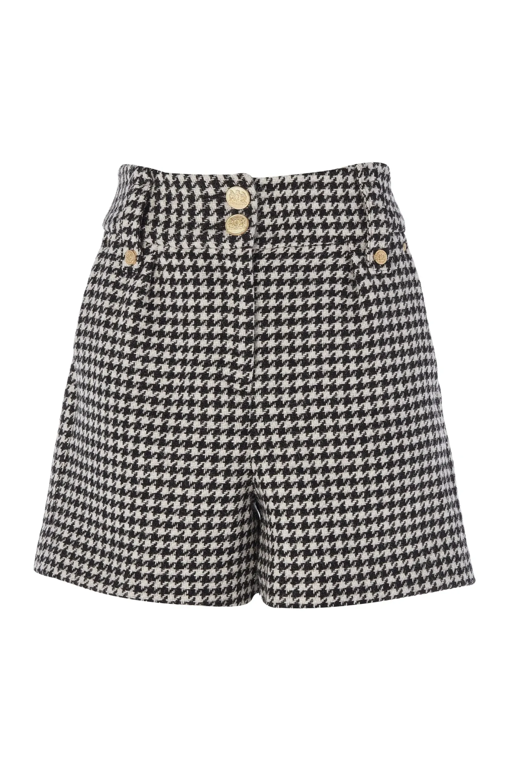 Holland Cooper Shorts|The Date Night Edit-Luxe Tailored Short Houndstooth