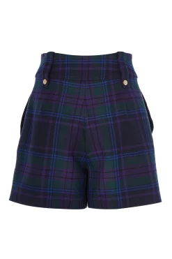 Holland Cooper In Stock Tailoring|Shorts-Luxe Tailored Short Heather Tartan