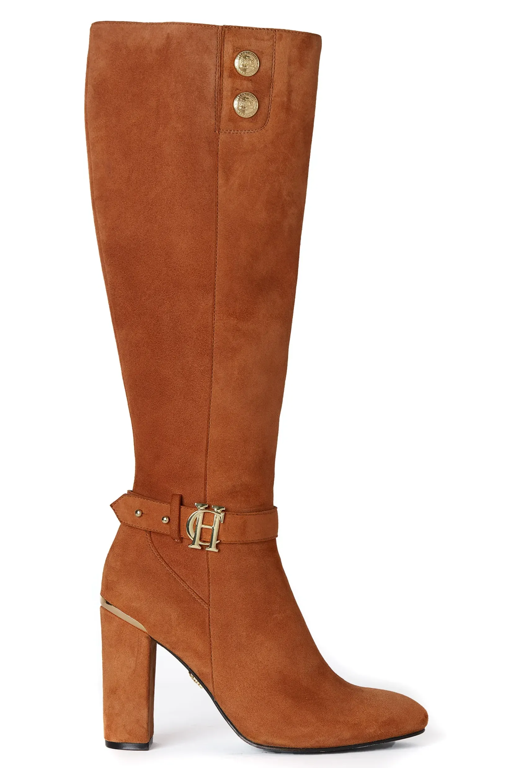Holland Cooper Gifts For Her|Boots-Marlborough Knee Boot Tan