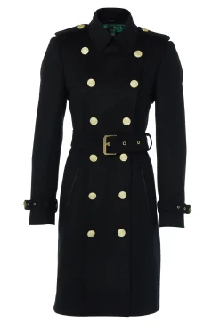 Holland Cooper Trench Coats|Coats-Marlborough Trench Coat Soft Black