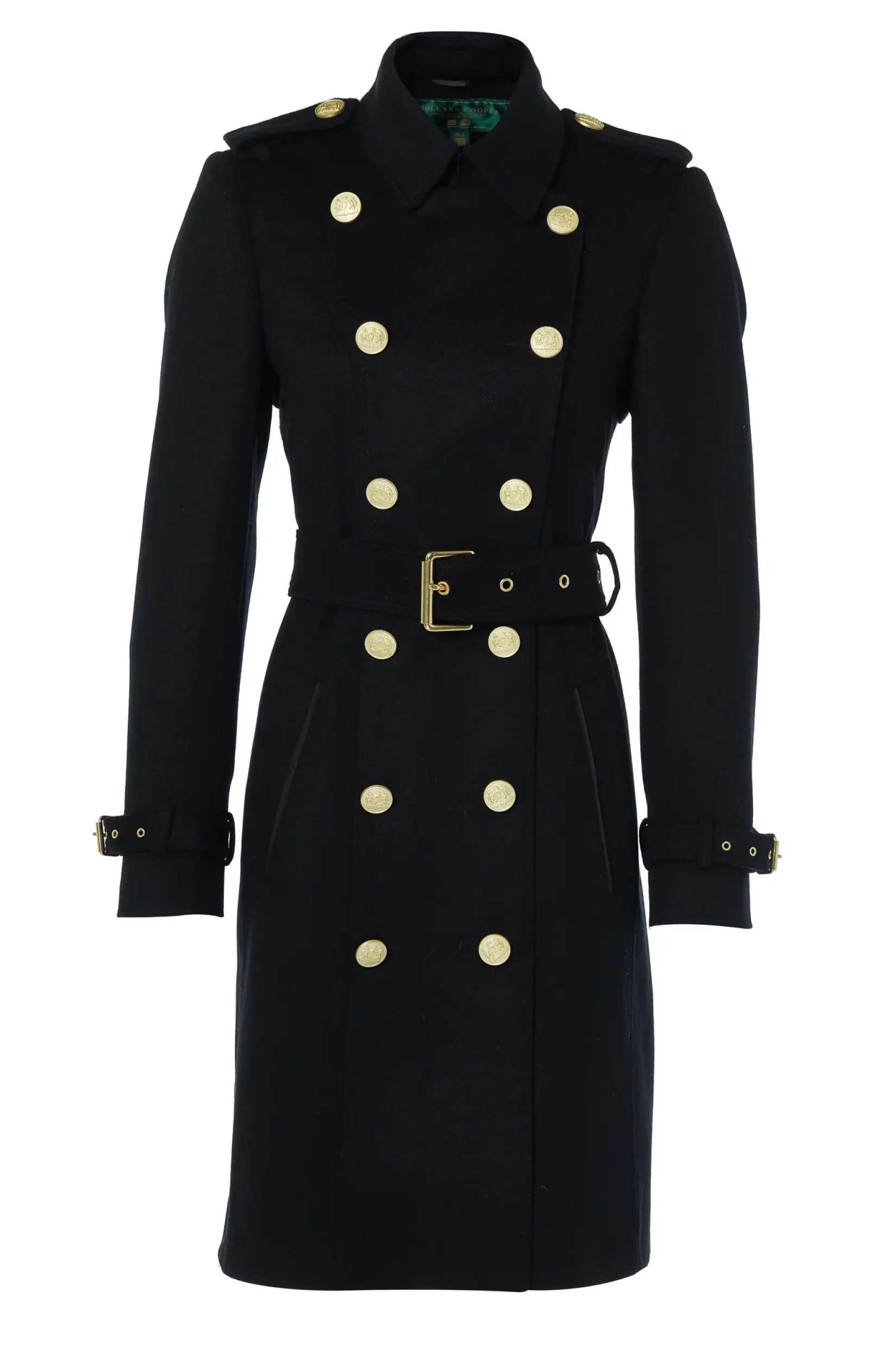 Holland Cooper Trench Coats|Coats-Marlborough Trench Coat Soft Black