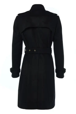 Holland Cooper Trench Coats|Coats-Marlborough Trench Coat Soft Black