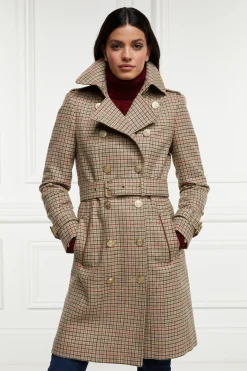 Holland Cooper Trench Coats|Coats-Marlborough Trench Coat Charlton Tweed