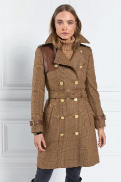 Holland Cooper Trench Coats|Coats-Marlborough Trench Coat Tawny