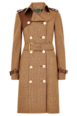 Holland Cooper Trench Coats|Coats-Marlborough Trench Coat Tawny