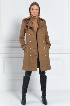 Holland Cooper Trench Coats|Coats-Marlborough Trench Coat Tawny