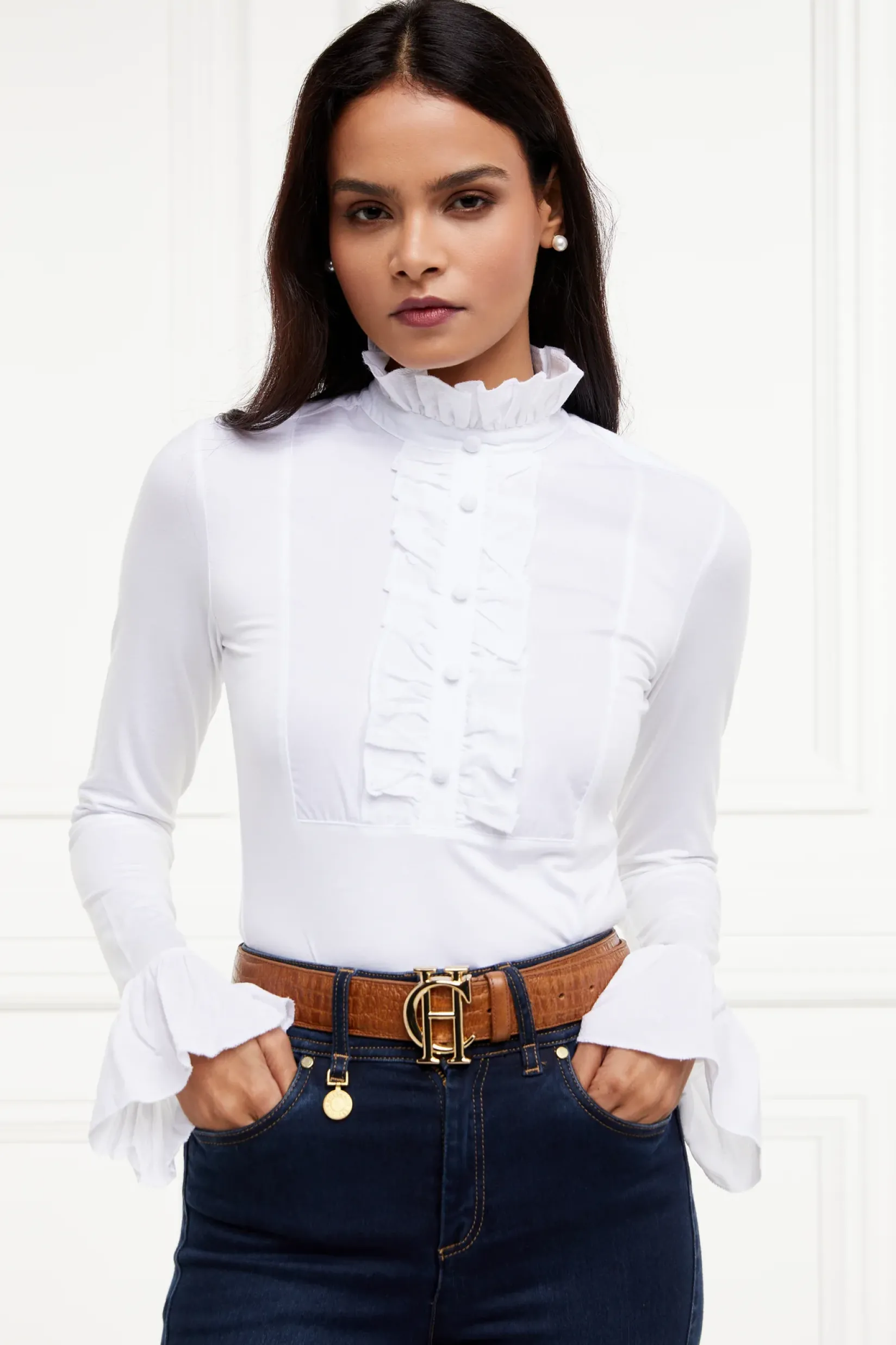 Holland Cooper Gifts For Her|Shirts & Blouses-Melissa Jersey Blouse