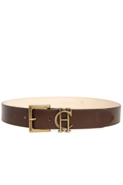 Holland Cooper Gifts For Him|Accessories-Men's Classic Belt Chocolate