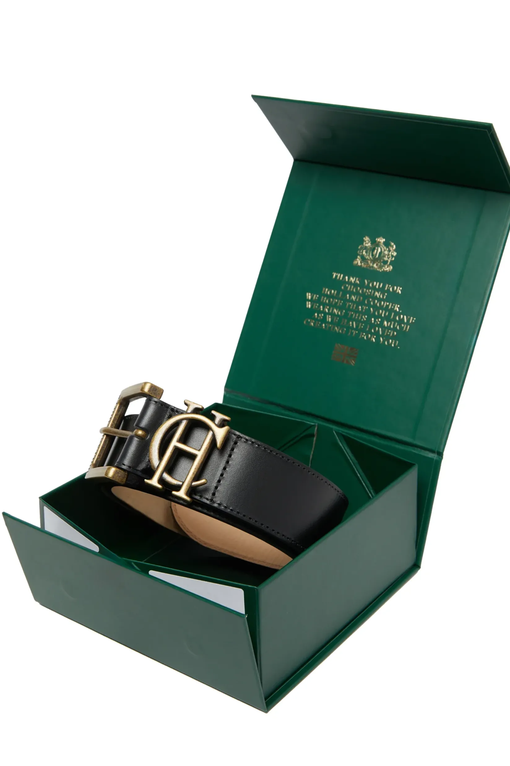 Holland Cooper Gifts For Him|Belts-Men's Classic Belt Black
