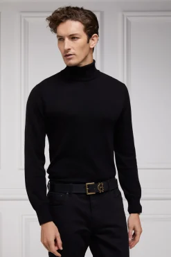 Holland Cooper Gifts For Him|Belts-Men's Classic Belt Black